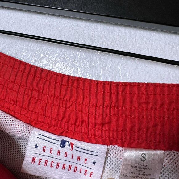 St. Louis Cardinals MLB Mens Small Blue Floral Baseball Swim Trunks Mesh Lined - Picture 2 of 9